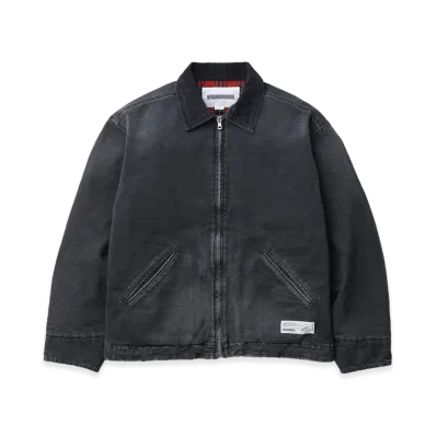 NEIGHBORHOOD Washed Duck Work Jacket "Black"
