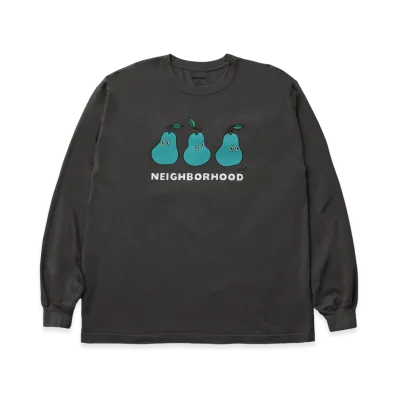 NEIGHBORHOOD NH. Tee LS-6 "Charcoal"