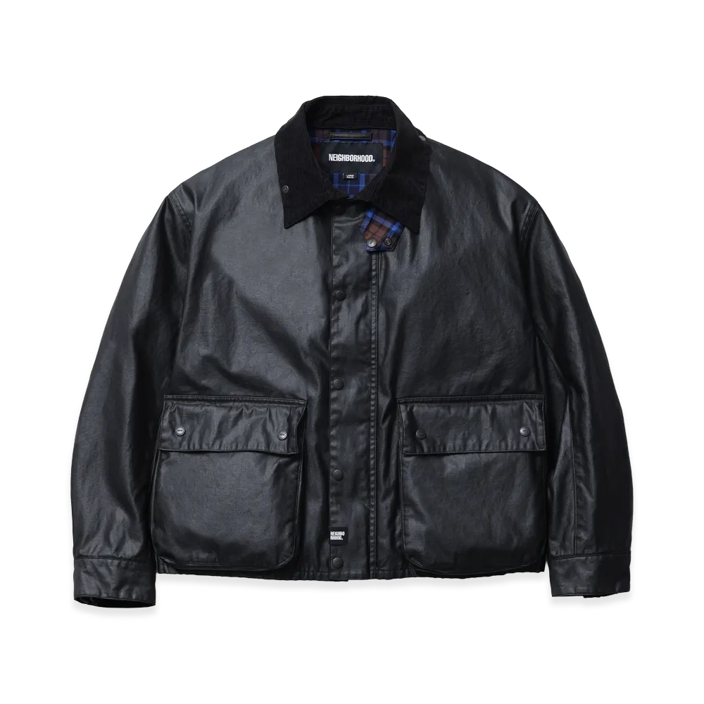 NEIGHBORHOOD Coated Short Jacket "Black"