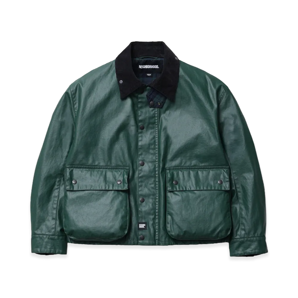 NEIGHBORHOOD Coated Short Jacket "Green"