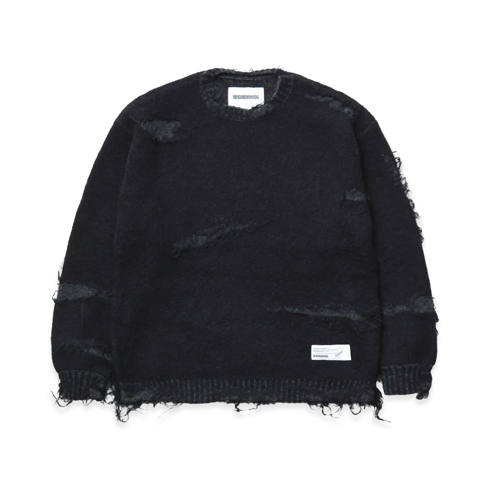 NEIGHBORHOOD Savage Crewneck Sweater "Black"
