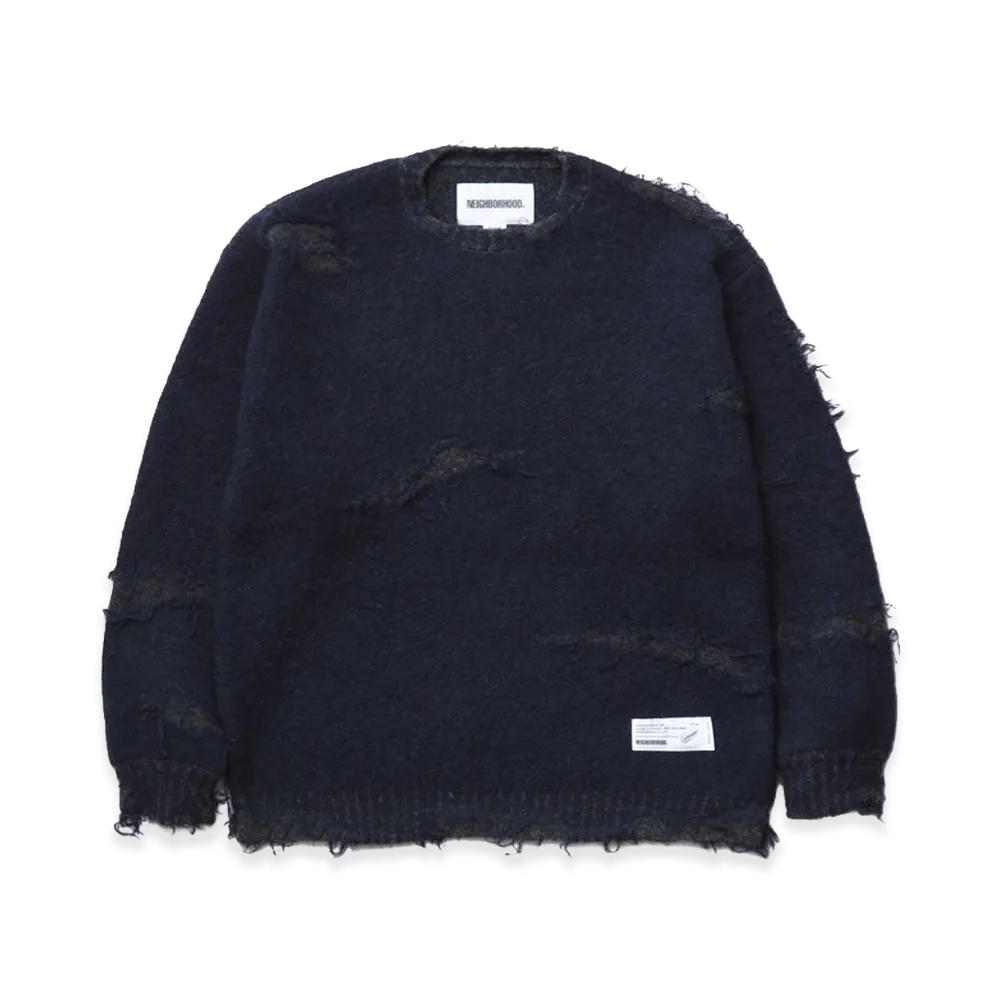 NEIGHBORHOOD Savage Crewneck Sweater "Navy"