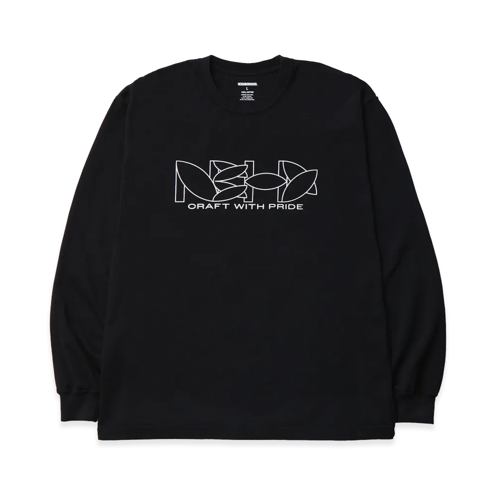 NEIGHBORHOOD NH. Tee LS-2 "Black"