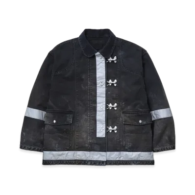 NEIGHBORHOOD BW . Washed Fireman Jacket "Black"