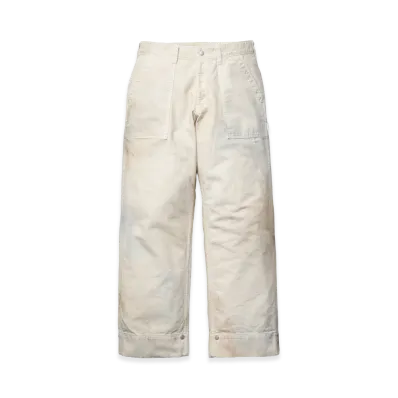 NEIGHBORHOOD BW . Washed Baker Pants "White"