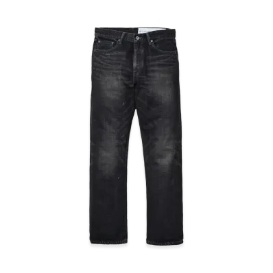 NEIGHBORHOOD Washed Denim Slim Straight Pants "Black"