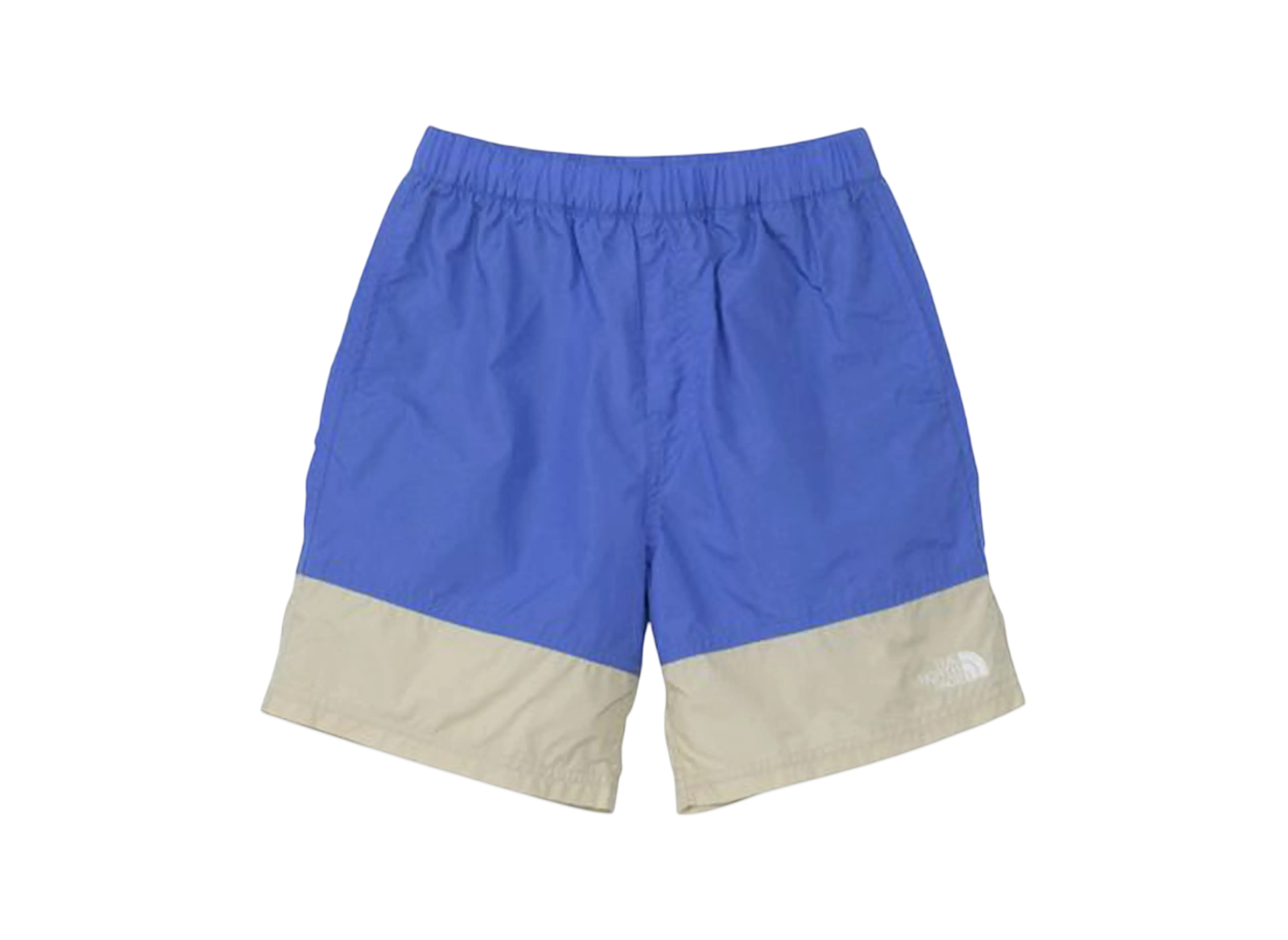 The North Face Kids Nuptse Short "Solar Blue x Gravel"
