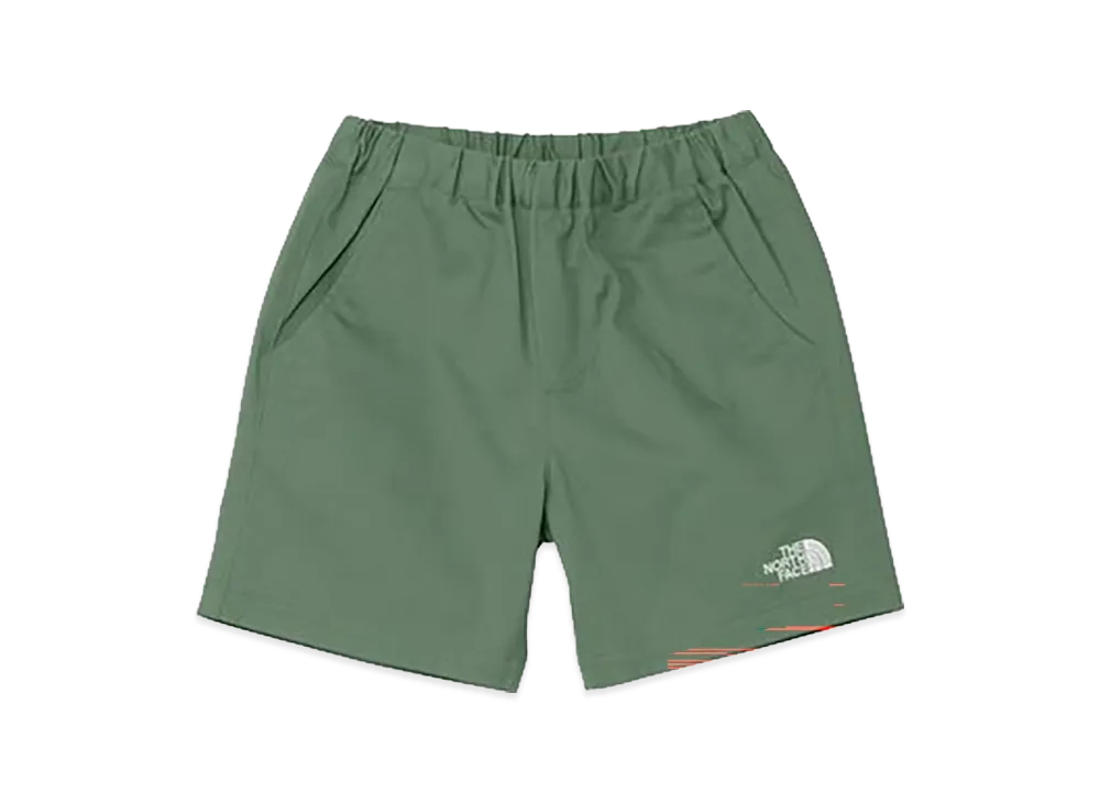 The North Face Toddler Cotton Easy Shorts Kids "Duck Green"