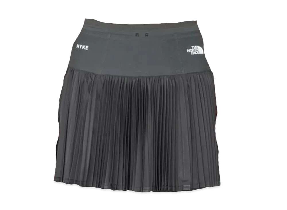 The North Face x HYKE Women's Enduris Trail Pleats Skirt "Dark Gray