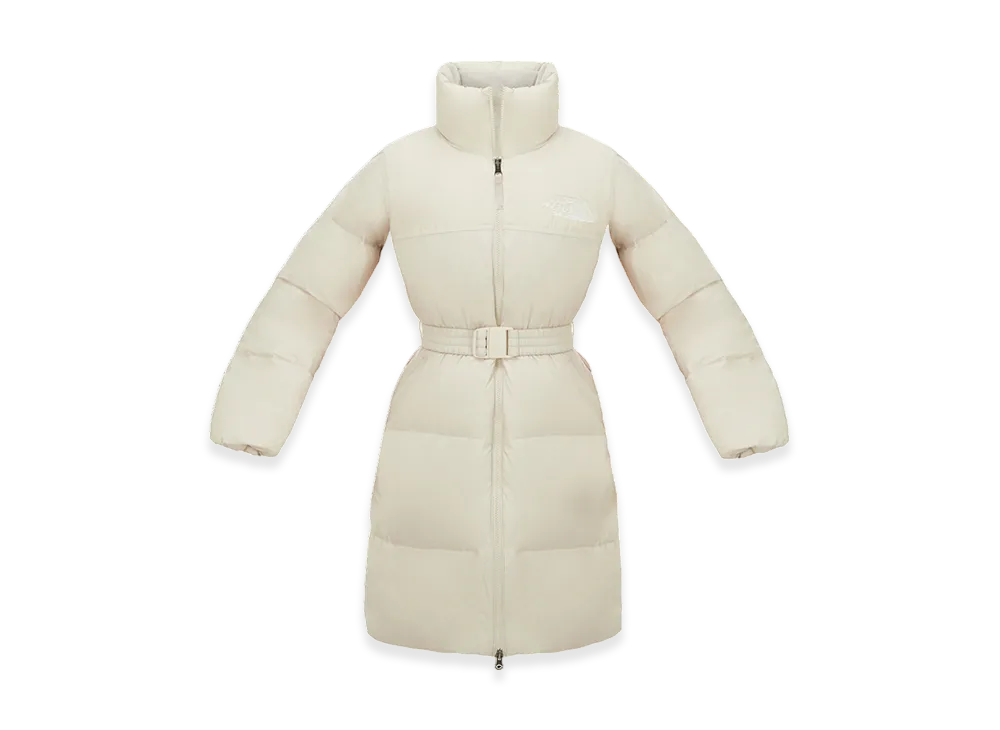The North Face Nuptse Belted RDS Down Coat - 24FW (W) "Sand Shell"