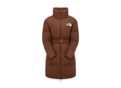 The North Face Nuptse Belted Down RDS Down Coat (W) "Brown"