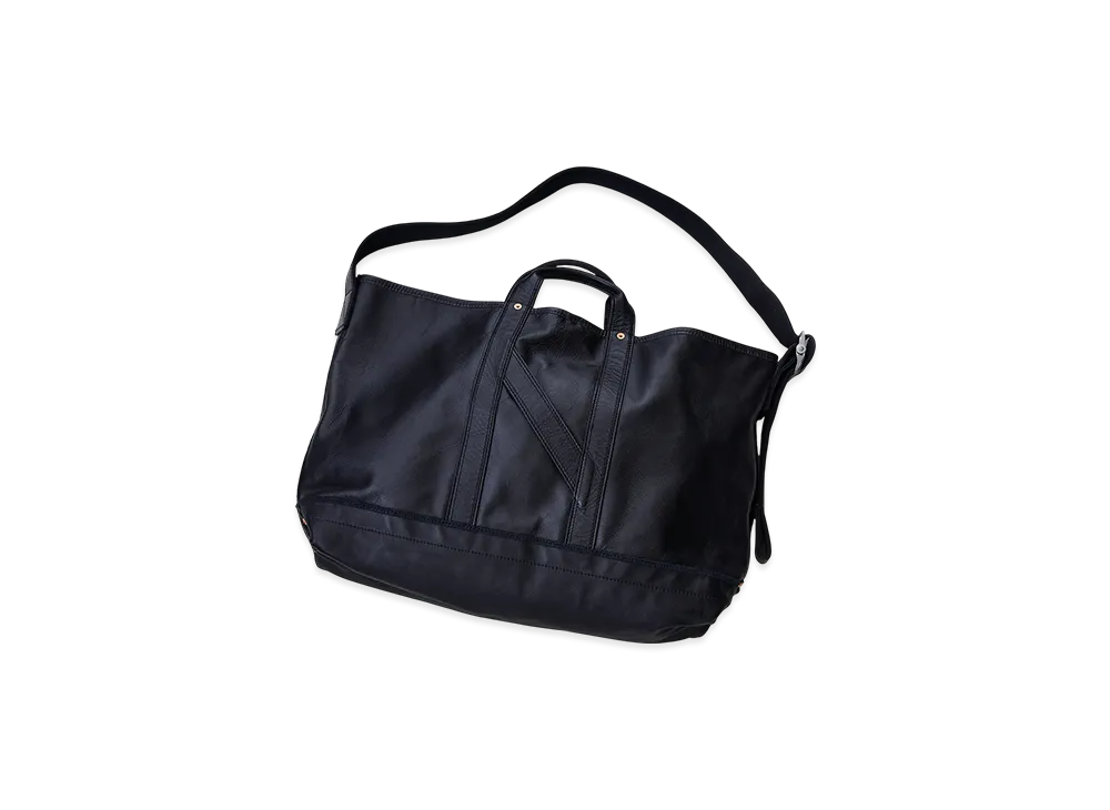 NICENESS H.Ledz Horse Leather Shoulder Tote Bag "Black"