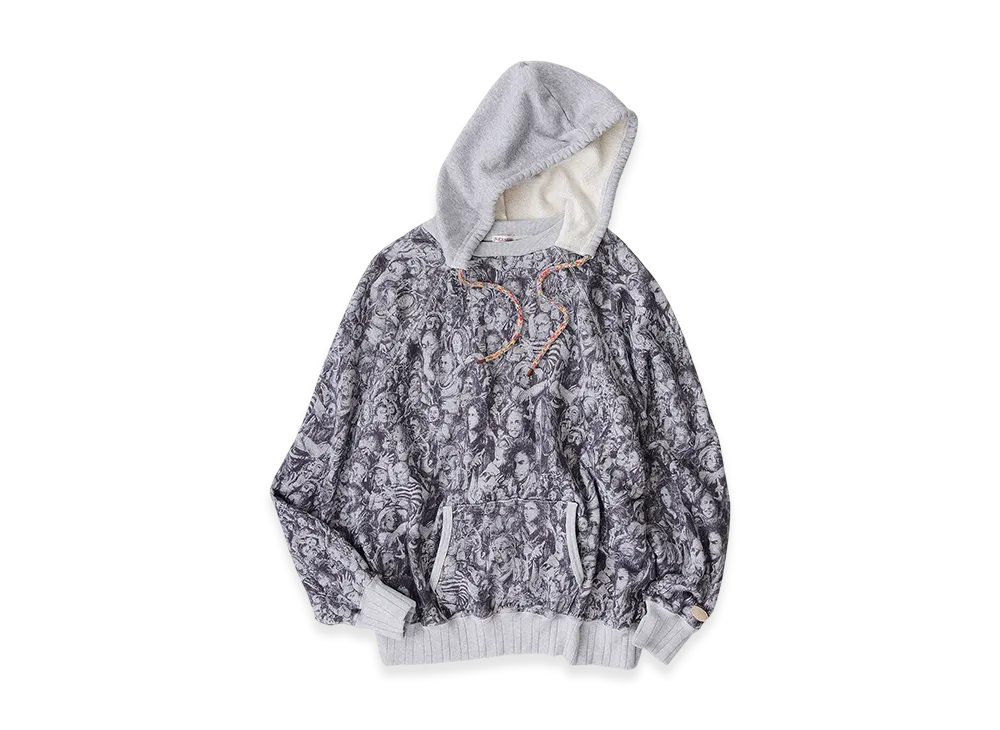 NICENESS Elliott Hooded Sweatshirt - Woodstock Cotton "Heather Gray"