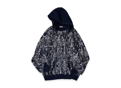 NICENESS Elliott Hooded Sweatshirt - Woodstock Cotton "Navy"