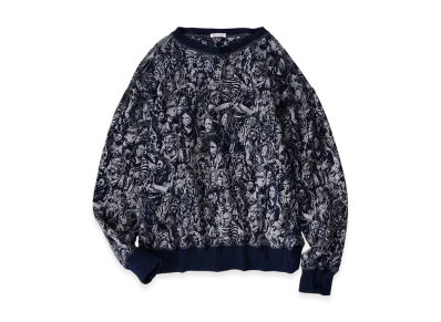 NICENESS Diltz Sweatshirt Pullover - Woodstock Cotton "Navy"