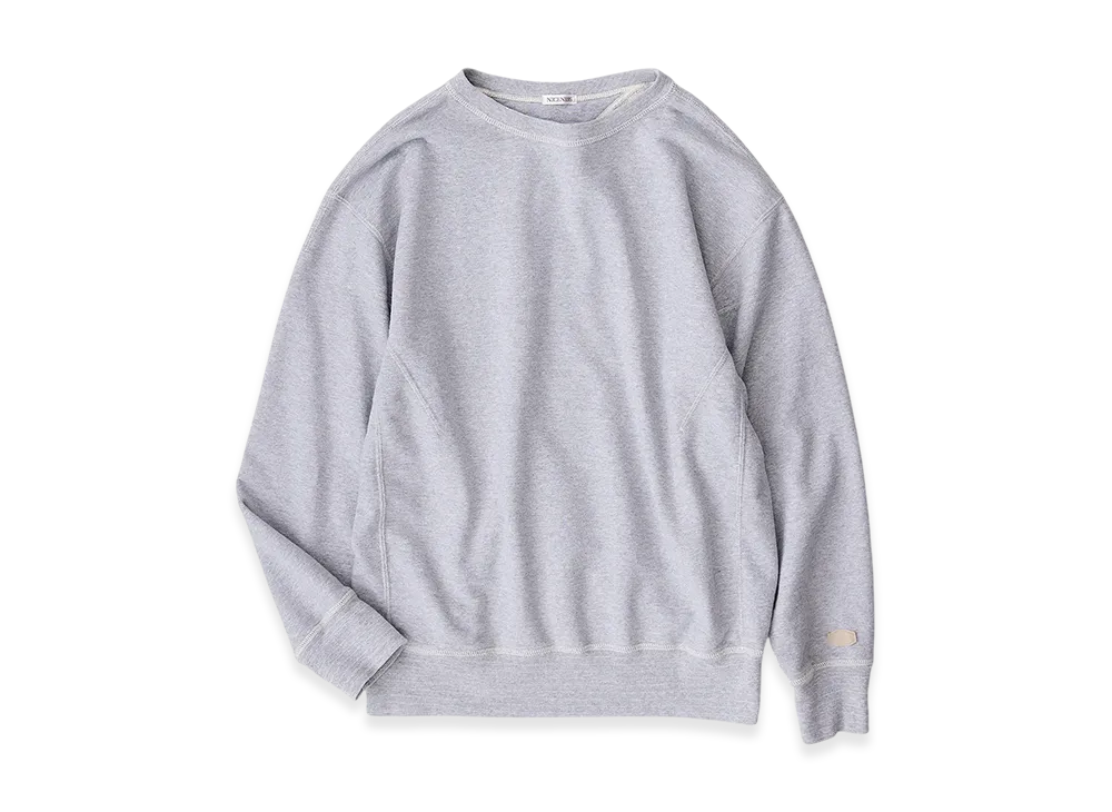 NICENESS Skid Sweatshirt Pullover - Cotton Silk "Heather Gray"