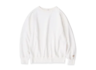 NICENESS Skid Sweatshirt Pullover - Cotton Silk "White"