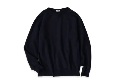 NICENESS Skid Sweatshirt Pullover - Cotton Silk "Black"
