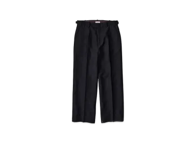 NICENESS Lemmy Shetland Linen Hunting Trousers "Dark Olive"
