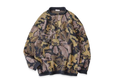 NICENESS Derain Half - Zip Sweater "Leaf"