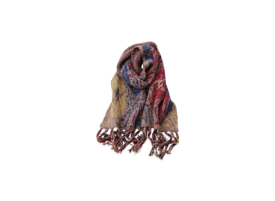 NICENESS Stewart Melange Suvin Knit Scarf "Flower"