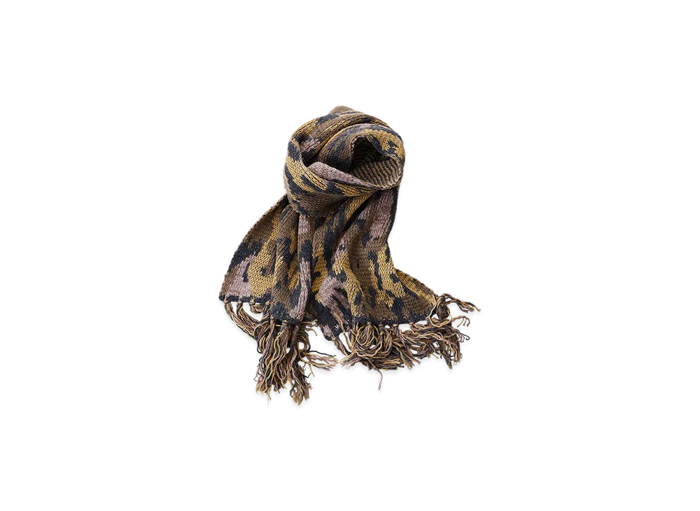 NICENESS Stewart Melange Suvin Knit Scarf "Leaf"
