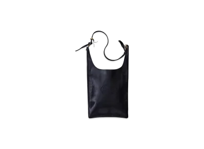 NICENESS Lowe.H.H - Midi Oiled Horse NN Shoulder Bag - Medium "Black"