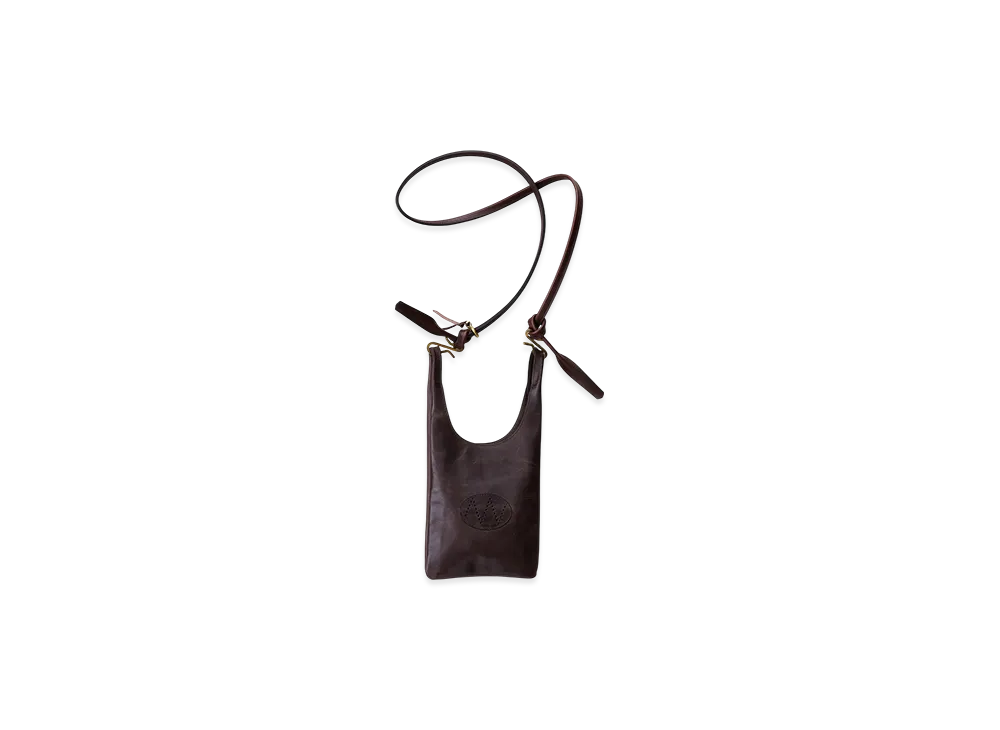 NICENESS Lowe.H.H - Petit Oiled Horse NN Shoulder Bag - Small "Brown"