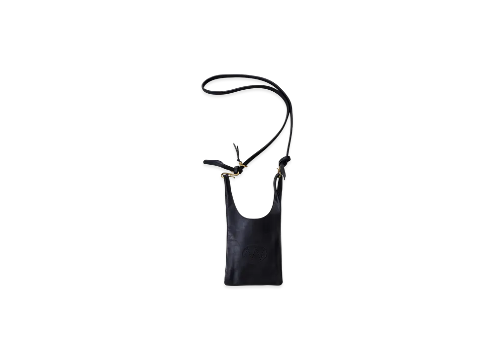 NICENESS Lowe.H.H - Petit Oiled Horse NN Shoulder Bag - Small "Black"