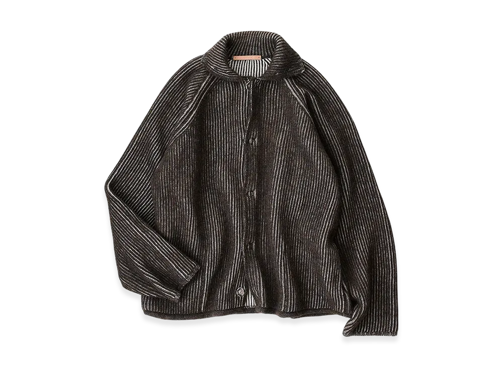 NICENESS Snafu Snap Cardigan "Gray/Khaki"