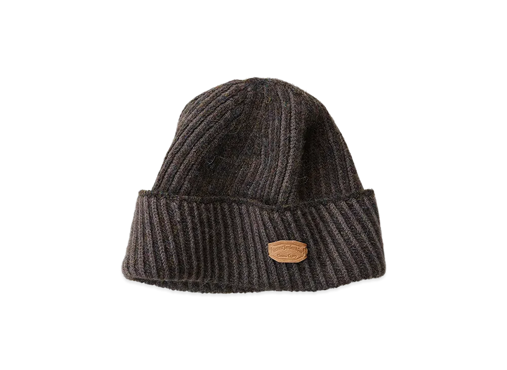 NICENESS Baez Harris Knit Watch Cap "Gray/Khaki"