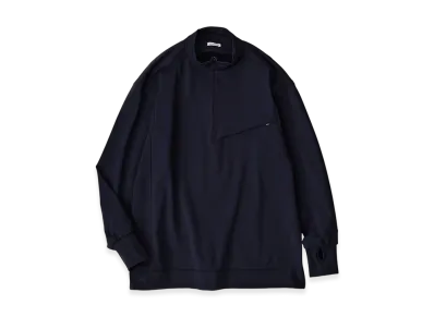 NICENESS Oakey Half - Zip Hiking Long Sleeve T - Shirt "Black"