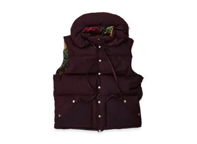NICENESS Henri Down Vest "Red/Flower"