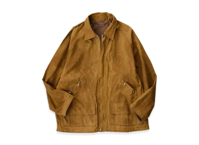 NICENESS Andy.H Solid Hunter Jacket "Mustard/Brown"