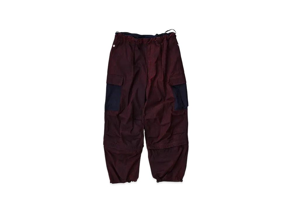 NICENESS Claude.H Solid Cargo Pants "Red/Navy"