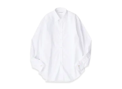 NICENESS Nova N.N.P. Regular Collar Dress Shirt - Solid Color "White"