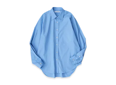 NICENESS Nova N.N.P. Regular Collar Dress Shirt - Solid Color "Blue"