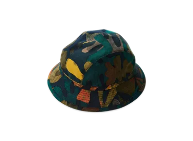 NICENESS Tyler Reversible Patterned Hat "Leaf/Flower"