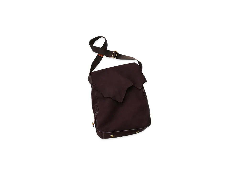 NICENESS S.Marty Lamb Leather Shoulder Bag "Dark Brown"