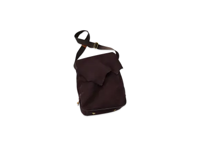 NICENESS S.Marty Lamb Leather Shoulder Bag "Dark Brown"