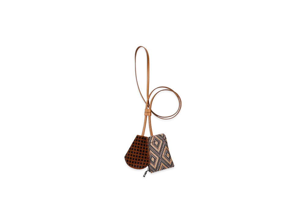 NICENESS Spooky Hair Calf Leather NN Double Case "Camel"