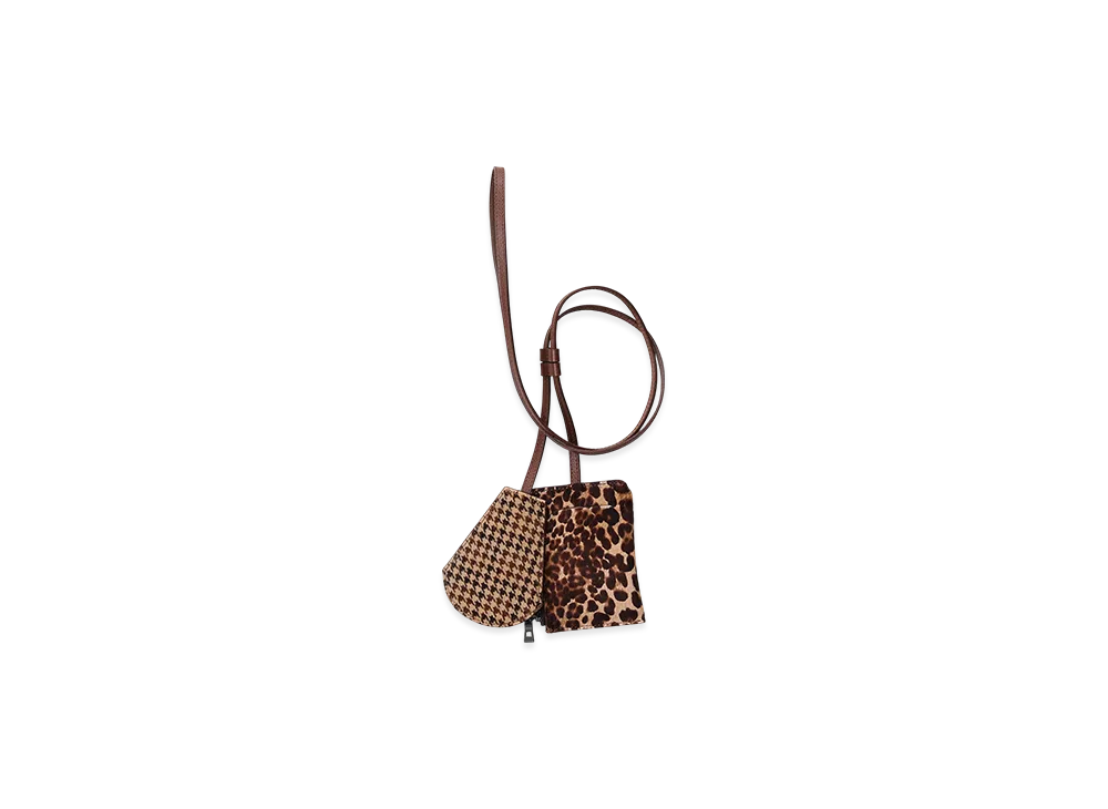 NICENESS Spooky Hair Calf Leather NN Double Case "Dark Brown"