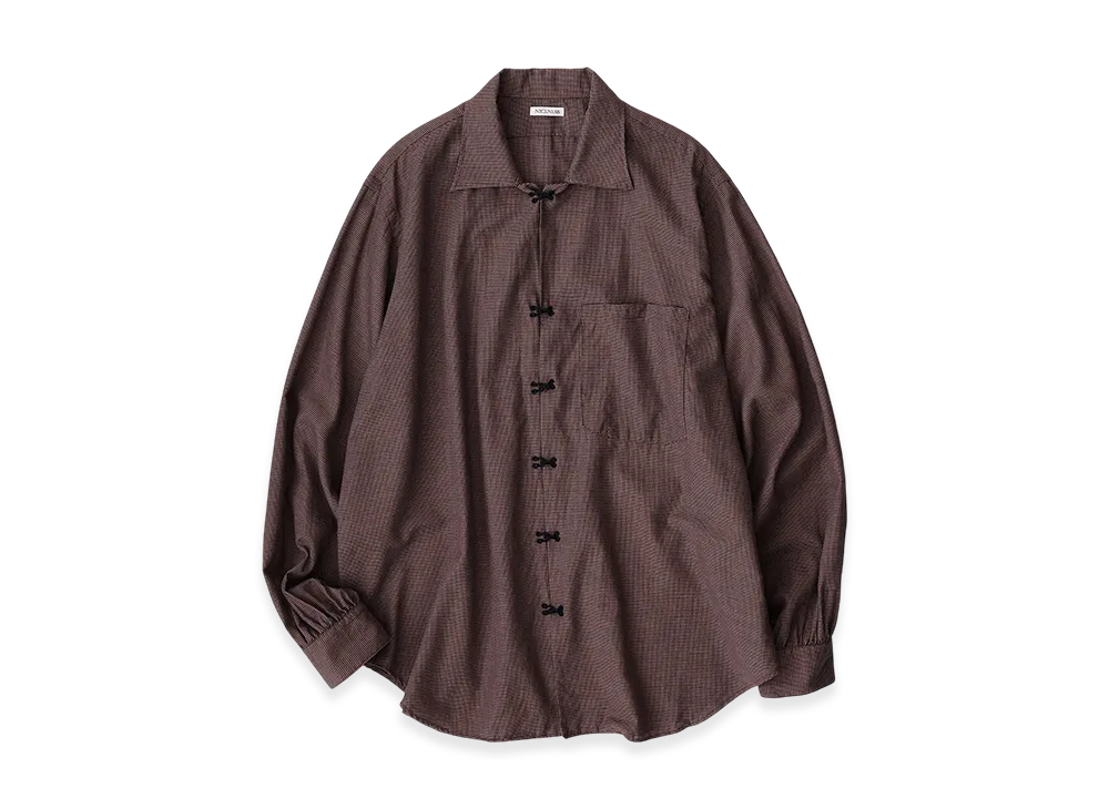 NICENESS Swish Hook Shirt "Dark Brown"