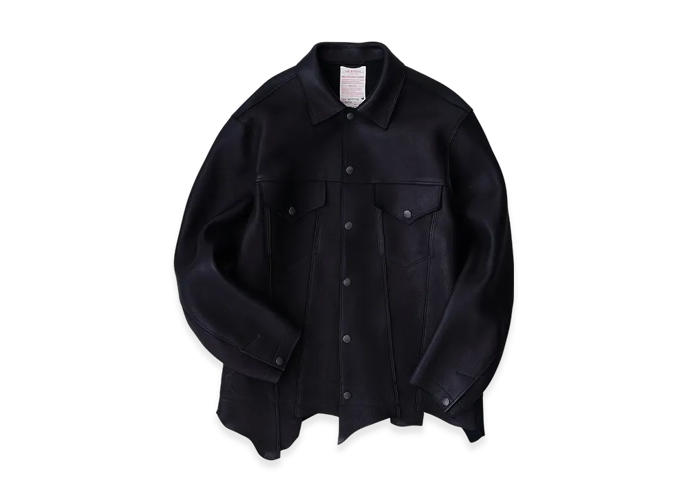 NICENESS Authur Trucker Jacket - Deer Leather "Brown"