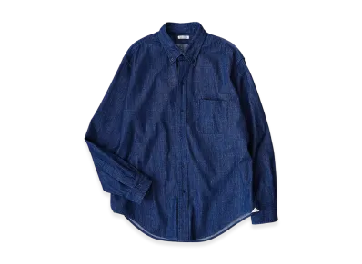 NICENESS Carol Button Down Shirt - Denim "Indigo"