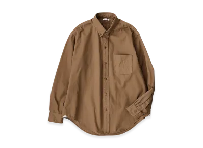 NICENESS Thanh Button Down Shirt - Cotton Gabardine "Ocher"