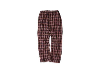 NICENESS Donald Pajama Trousers - Ombre Print Silk "Red"