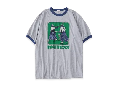 NICENESS K.Athena Kendo Ringer Tee "Heather Gray"