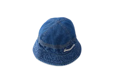 NICENESS E.Matlock Aged Effect Denim Hat - Indigo "Indigo"