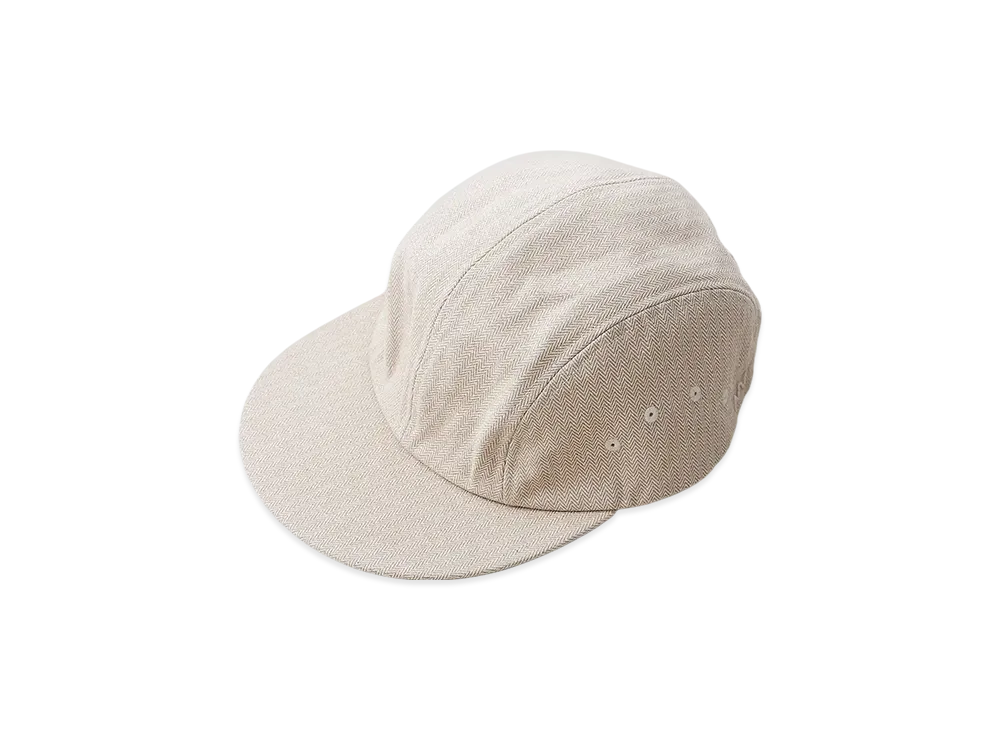 NICENESS Thompson Fishing Cap - Herringbone "Off White"